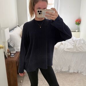 Set Active Daily Cotton Long Sleeve Tee in Oxford